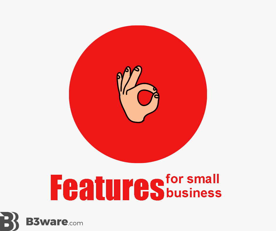 B3Ware - Review Criteria - Rich Features for Small Business